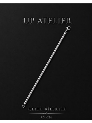 Up Atelier Premium Örgü Zincir Erkek Kombin Bileklik