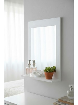 Moemi Dekor Duvar Aynası Lavabo Aynası Dekor Ayna Salon Aynası Koridor Aynası 60X45CM