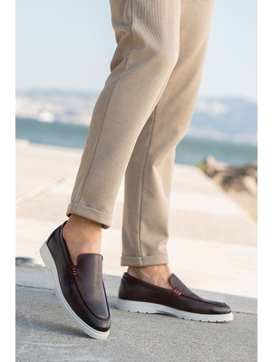 Panorama Premium Hakiki Deri Erkek Loafer Ayakkabı