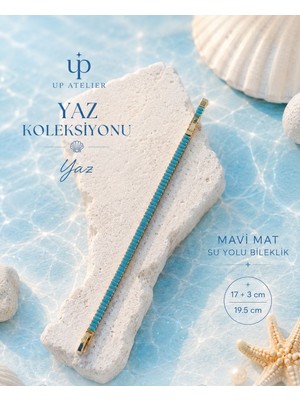 Up Atelier Yaz Koleksiyonu Plaj Modası Mavi Su Yolu Model