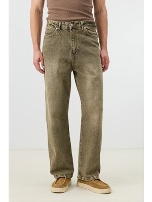 Antioch Haki Relax Fit Erkek Jean