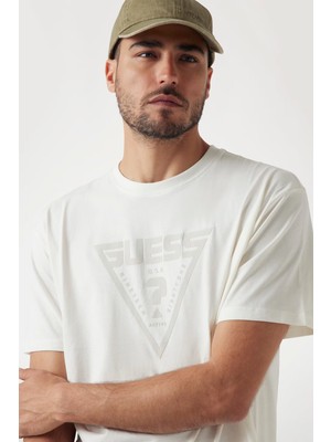 Velmora Guess Üçgen Logolu Tişört