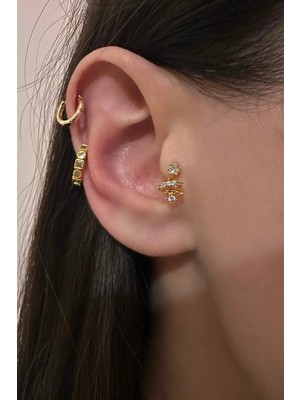 OkkoStore Çelik Üç Boyutlu Yıldız Piercing