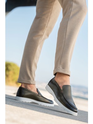Panorama Premium Hakiki Deri Erkek Loafer Ayakkabı