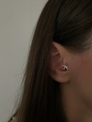 OkkoStore Kadın Sallantılı Kuş Detaylı Halka Tragus Piercing Kıkırdak