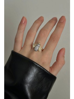 OkkoStore Vip Seri Taşlı Vintage Ayarlanabilir Yüzük