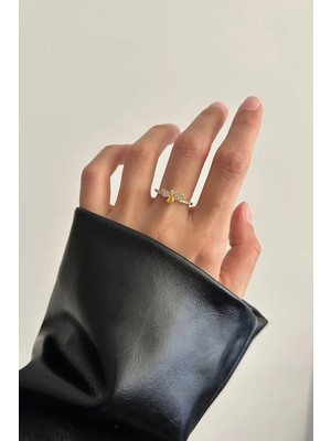 OkkoStore Kadın Taşlı Arı Yüzük