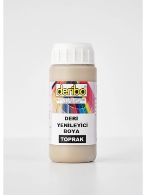 Deribo Deri Eşya, Ayakkabı, Koltuk, Direksiyon, Çanta, Deri Yenileyici Boya. 100ML. Sünger Hediyeli.