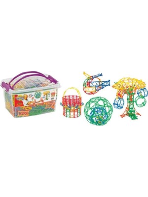 Hobibahçem Mey Ithalat® Minyatür Puzzle Box Eğitici Şekiller 480 Parça