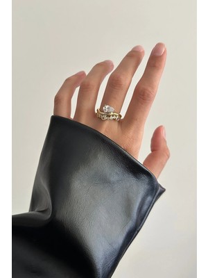 OkkoStore Damla Kesim Ayarlanabilir Yüzük