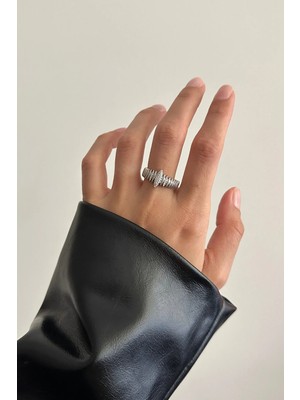 OkkoStore Sivri Taşlar Ayarlanabilir Yüzük