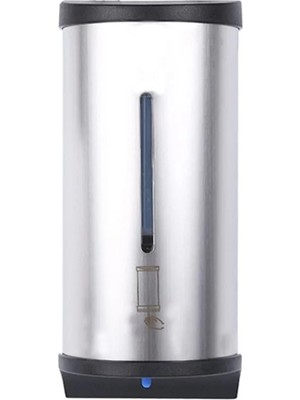 Omg Sıvı Sabunluk / Dezenfektan, Fotoselli, Pilli, Oval, 0,80 Lt - Paslanmaz Çelik
