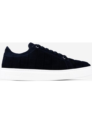 Valmenti Erkek Hakiki Deri Lacivert Süet Sneakers & Spor Ayakkabı 352 24379 Erk Ayk Y26 Lacı Suet