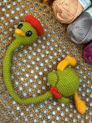 Talin Handmade El Yapımı Örgü Ördek Çanta ve Araba Süsü – Bağlamalı Dekoratif Aksesuar