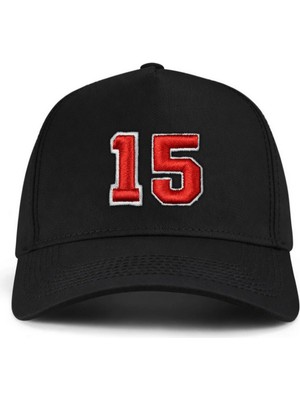 PataCute 15 Numara Kabartmalı Kalıplı Baseball Şapka