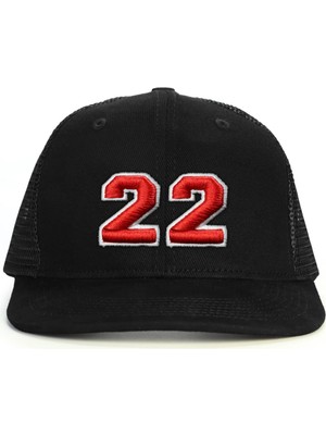 PataCute 22 Numara Kabartmalı Snapback Şapka