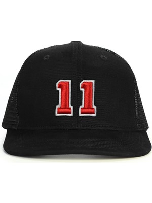 PataCute 11 Numara Kabartmalı Snapback Şapka