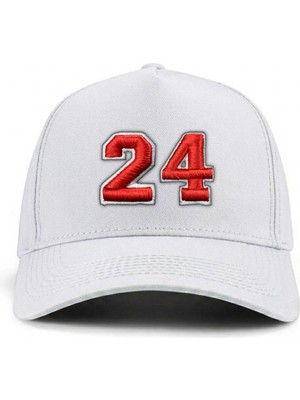 PataCute 24 Numara Kabartmalı Kalıplı Baseball Şapka