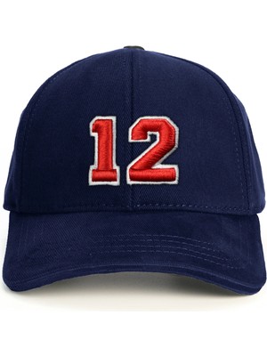 PataCute 12 Numara Kabartmalı Baseball Şapka