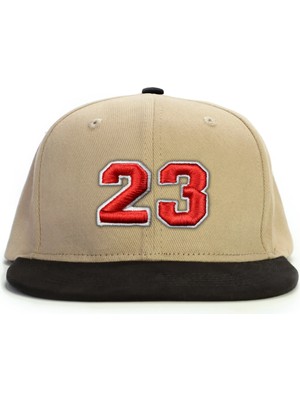 PataCute 23 Numara Kabartmalı Snapback Şapka