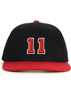 PataCute 11 Numara Kabartmalı Snapback Şapka