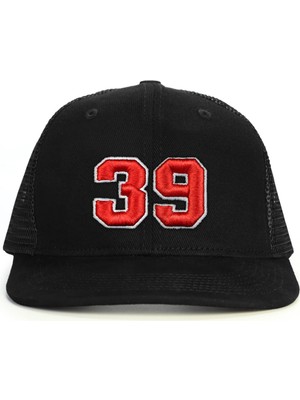PataCute 39 Numara Kabartmalı Snapback Şapka