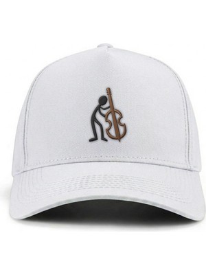 T-Funny Müzisyen Çello Kalıplı Baseball Şapka