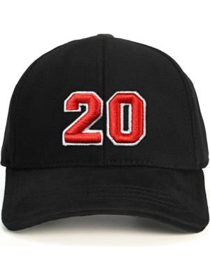 PataCute 20 Numara Kabartmalı Baseball Şapka
