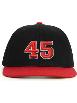 PataCute 45 Numara Kabartmalı Snapback Şapka