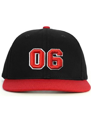 PataCute 06 Numara Kabartmalı Snapback Şapka