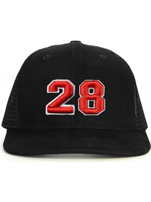 PataCute 28 Numara Kabartmalı Snapback Şapka