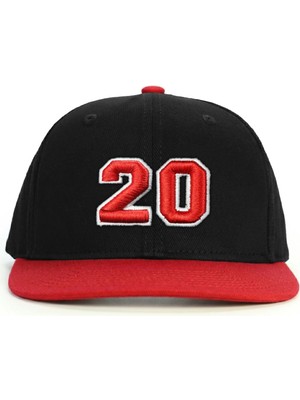 PataCute 20 Numara Kabartmalı Snapback Şapka