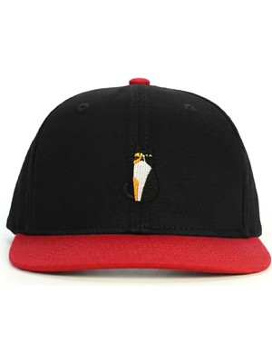 3 Renkli Kedi Calico Snapback Şapka
