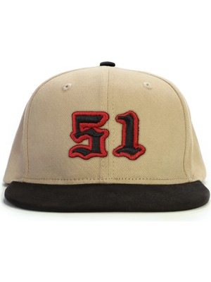 PataCute 51 Numara (Kabartmalı) Snapback Şapka