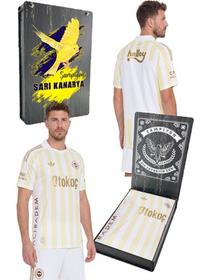 Fenerbahçe Orijinal Lisanslı Sarı-Beyaz 26/27 Yetişkin Forma Uv Kutu Hediyeli