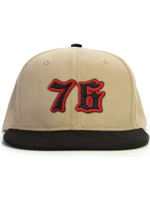 PataCute 76 Numara (Kabartmalı) Snapback Şapka