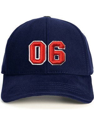 PataCute 06 Numara Kabartmalı Baseball Şapka