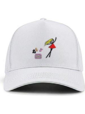 PataCute Dans Eden Kız Kalıplı Baseball Şapka