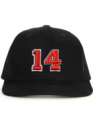 PataCute 14 Numara Kabartmalı Snapback Şapka