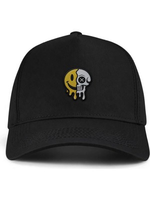 PataCute Smile Skull Kalıplı Baseball Şapka