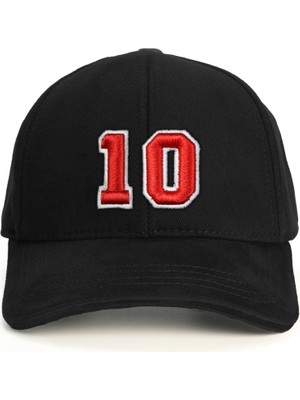 PataCute 10 Numara Kabartmalı Baseball Şapka
