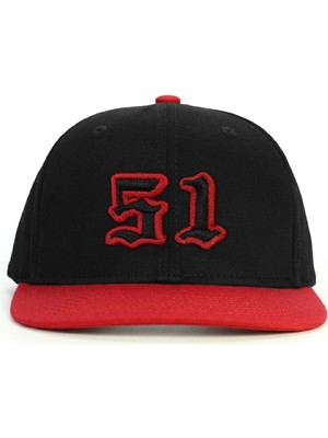 PataCute 51 Numara (Kabartmalı) Snapback Şapka