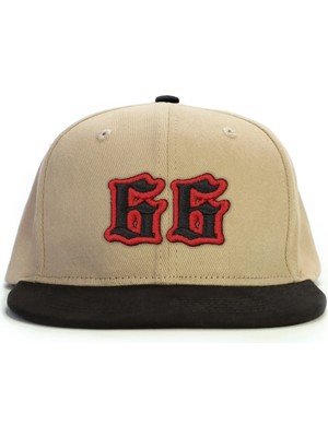 PataCute 66 Numara (Kabartmalı) Snapback Şapka