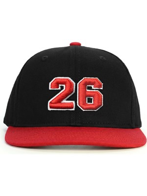 PataCute 26 Numara Kabartmalı Snapback Şapka