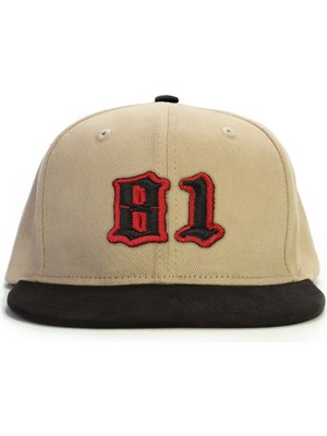 PataCute 81 Numara (Kabartmalı) Snapback Şapka