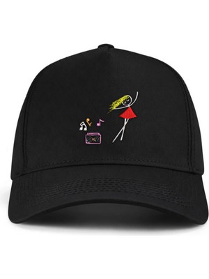 PataCute Dans Eden Kız Kalıplı Baseball Şapka
