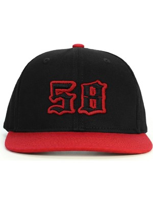 PataCute 58 Numara (Kabartmalı) Snapback Şapka