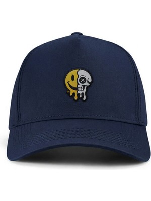 PataCute Smile Skull Kalıplı Baseball Şapka