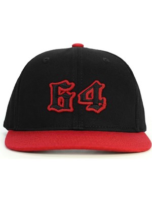 PataCute 64 Numara Nakış Snapback Şapka