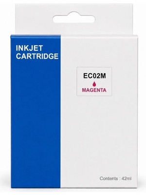 Gümrük Bey EC02M Magenta Inkjet Kartuş – 42ML Yüksek Kaliteli Mürekkep